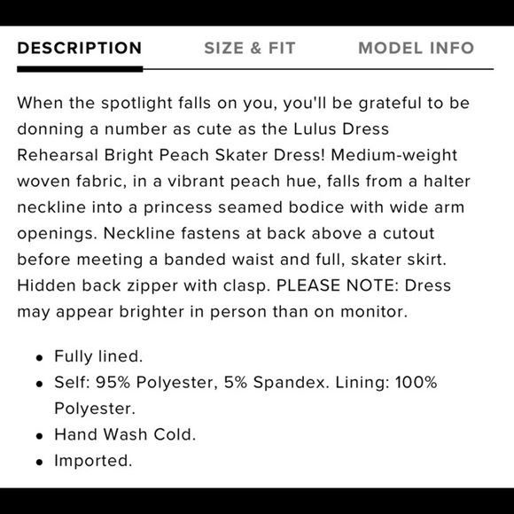 “Dress rehearsal” by Lulus. Brand new. Small - Picture 5 of 6